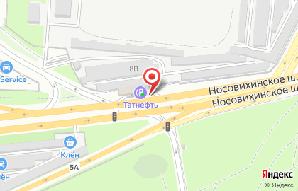 Татнефть в Москве на карте