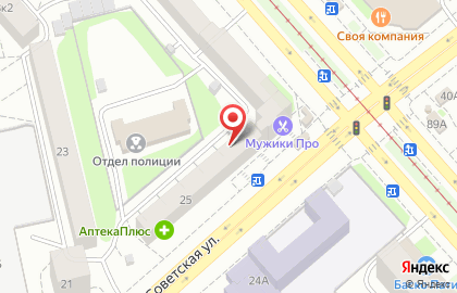Студия печати ЕвроПринт на Советской улице на карте
