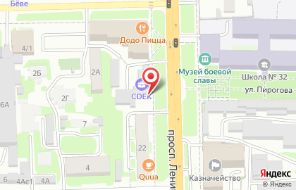 Специализированный сервисный центр по ремонту смартфонов, ноутбуков и цифровой техники Айцентр на проспекте Ленина на карте