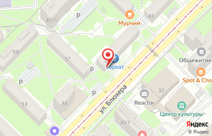 Парикмахерская Чио Чио на улице Блюхера на карте