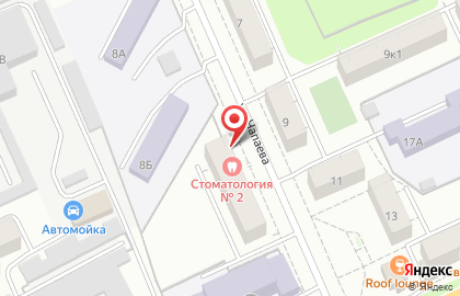 Городская стоматологическая поликлиника на улице Чапаева на карте