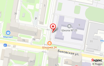 Киоск по продаже фруктов и овощей, г. Подольск в Подольске на карте