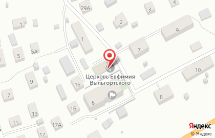 Молитвенный дом православного прихода в честь новомученика Евфимия на карте