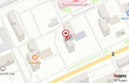 Киоск по ремонту обуви на улице Дзержинского на карте