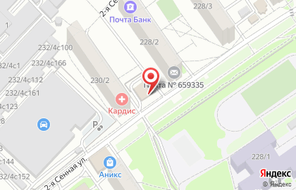 Супермаркет Корзинка в Барнауле на карте