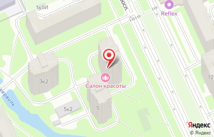 Салон красоты в Санкт-Петербурге на карте