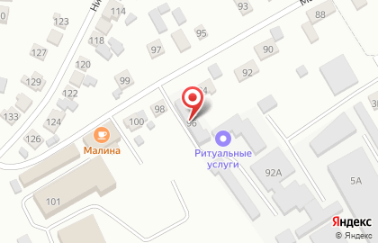 Ритуальный салон на Малиновой улице на карте