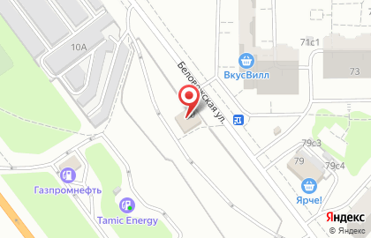 Беловежская, автобусная станция на карте