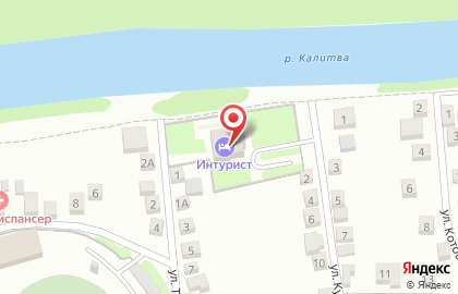 Гостиница Интурист, гостиница в Ростове-на-Дону на карте