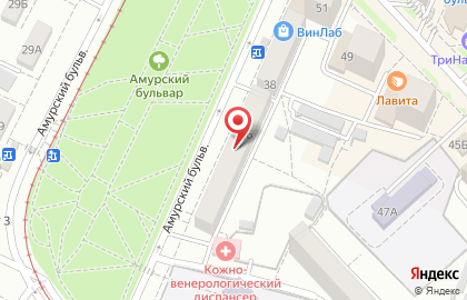 Центральная городская библиотека им. П. Комарова в Хабаровске на карте