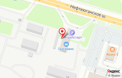 Транспортная фирма на Нефтеюганском шоссе на карте