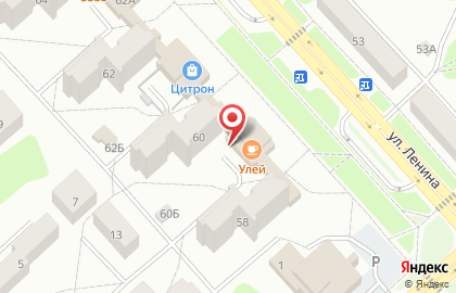 Референт на улице Ленина на карте