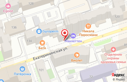 Парикмахерская Стрижка за Стрижкой на Екатерининской улице на карте