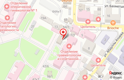 Служба перевозки лежачих больных в Советском районе на карте