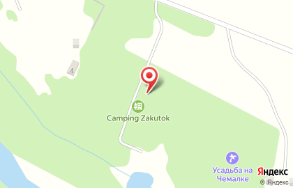 База отдыха ЗаКУТок на карте