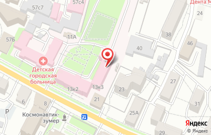 Детская городская больница в Калуге на карте