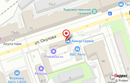 Автотехцентр АБС авто в Дзержинском районе на карте
