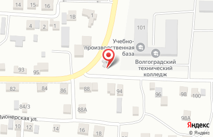Киоск по продаже хлебобулочных изделий на Центральной улице на карте