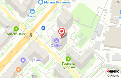Барбершоп OldBoy в Великом Новгороде на карте