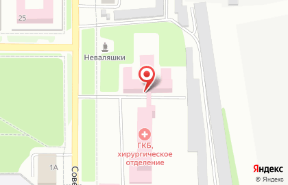 Городская клиническая больница г. Котовска на Советской улице на карте