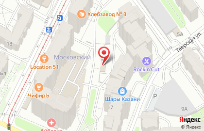 Астория в Московском районе на карте