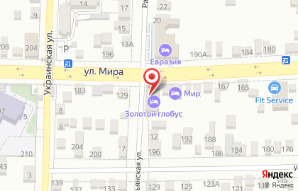 Гостинично-ресторанный комплекс Золотой Глобус на карте