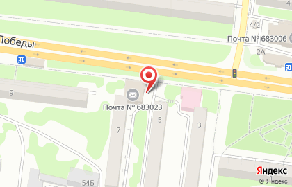 Почта России в Петропавловске-Камчатском на карте