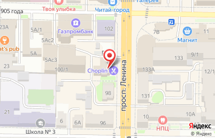 Барбершоп Chop-Chop на проспекте Ленина на карте