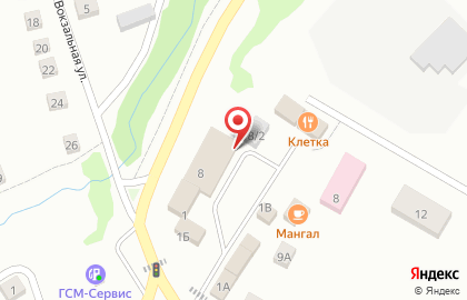 Магазин Зелёный луг на Бригадной улице на карте