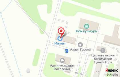 Супермаркет Магнит в Твери на карте