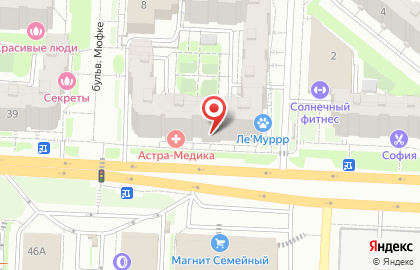 Салон дверей Дверьленд в Кировском районе на карте