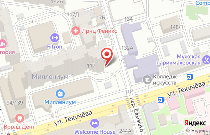 Роскосмосбанк в Октябрьском районе на карте