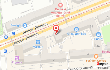 Торгово-монтажная компания Радуга-НТ на проспекте Ленина на карте