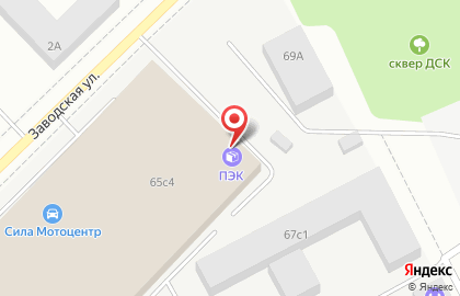 Транспортная компания ПЭК на улице Зайцева на карте