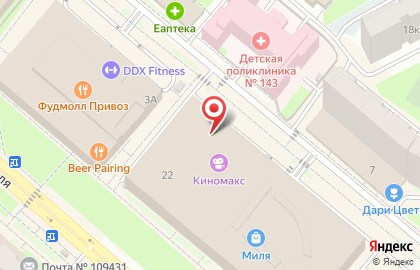 Подземный паркинг в Москве на карте