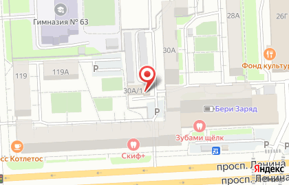 Магазин Фрукт в Центральном районе на карте