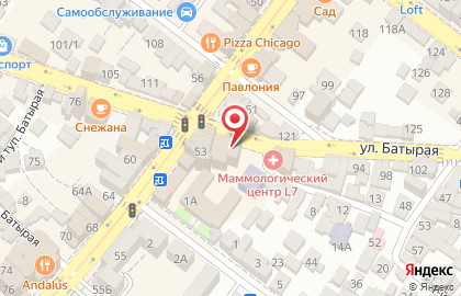 Магазин Спортландия в Ленинском районе на карте