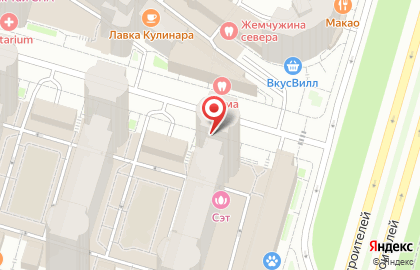 Морской Каскад на карте