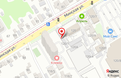 Русский фейерверк на Минской улице на карте