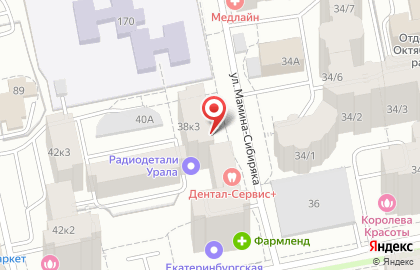 Образовательный центр Пингвин в Октябрьском районе на карте