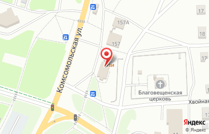 Кафе Шаурма на углях на Комсомольской на карте