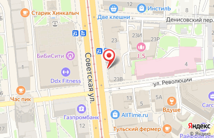 Примадонна на Советской улице на карте