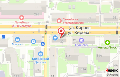 Магазин строительно-отделочных материалов Строймастер на улице Кирова на карте