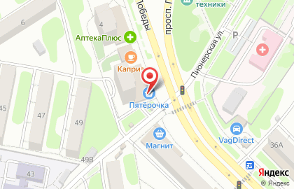 Магазин разливных напитков Хмельник на проспекте Победы на карте