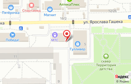 Магазин разливных напитков в Ленинском районе на карте