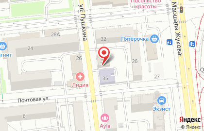 Управление дорожного хозяйства и благоустройства в Центральном районе на карте