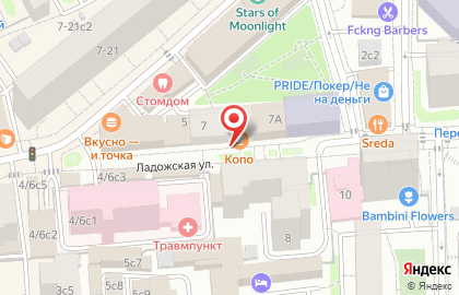 Flau на карте