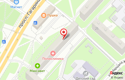 Служба заказа товаров аптечного ассортимента Аптека.ру на проспекте Гагарина на карте