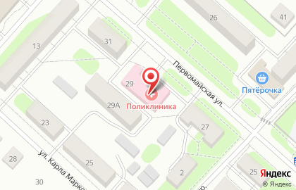 Лихославльская центральная районная больница на карте