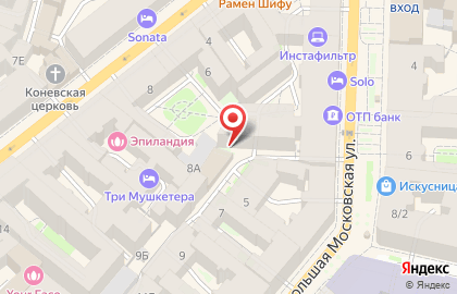 Магазин Пряжа СПб на Большой Московской улице на карте